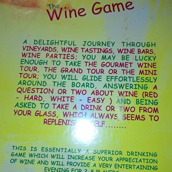 Wine board game - Picture 2 of 2